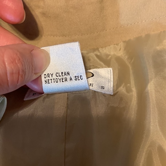 Vintage Talbots petites embroidered novelty tiki khaki wide leg capri? pant 10 - Picture 11 of 11